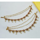 NAFJ Glamorous Austrian Stone Pearl Kanchain