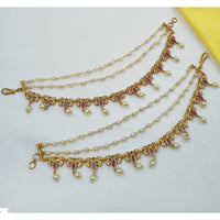 NAFJ Glamorous Austrian Stone Pearl Kanchain