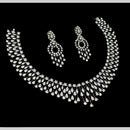 NAFJ Glamorous Crystal Stone  And Austrian Stone Designer Necklace Set