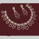 NAFJ Glamorous Crystal Stone And Austrian Stone Designer Necklace Set