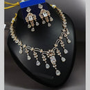 NAFJ Glamorous Crystal Stone And Austrian Stone Designer Necklace Set