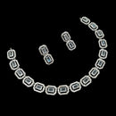 NAFJ Glamorous Crystal Stone And Austrian Stone Designer Necklace Set