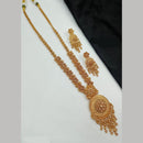 NAFJ Elegant Crystal Stone Long Necklace Set for Women
