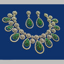 NAFJ Glamorous Crystal Stone And Austrian Stone Designer Necklace Set