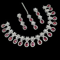 NAFJ Luxury American Daimond Necklace Set