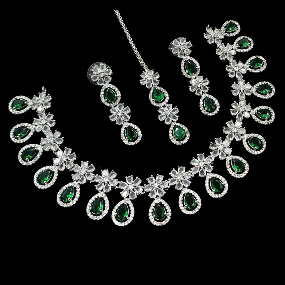 NAFJ Luxury American Daimond Necklace Set
