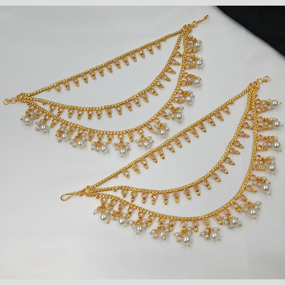 NAFJ Glamorous Pota Stone Pearl Kanchain
