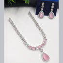 NAFJ Sparkling American Daimonds For Modern Elegance Necklace Set