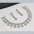 NAFJ Sparkling American Daimonds For Modern Elegance Necklace Set