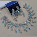 NAFJ Sparkling American Daimonds For Modern Elegance Necklace Set