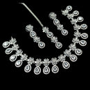 NAFJ Sparkling American Daimonds For Modern Elegance Necklace Set