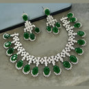 NAFJ Sparkling American Daimonds For Modern Elegance Necklace Set