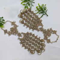 NAFJ Crystal Stone Designer Hand Harness