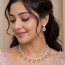 NAFJ Designer Kundan Stone And Pearl Jewellery Set for Women