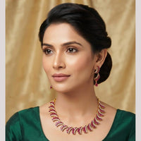 NAFJ Royal American Daimond Necklace Set