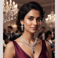 NAFJ Royal American Daimond Necklace Set