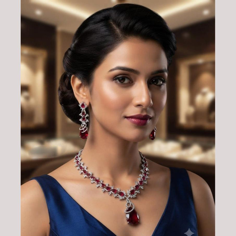 NAFJ Royal American Daimond Necklace Set