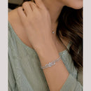 NAFJ Sparkling Austrian Stone Openable Fashion Bracelet