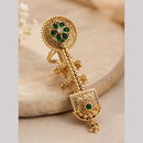 NAFJ Royal Pota Stone Statement Double Finger Ring for Women