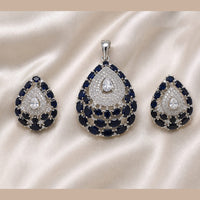 NAFJ Royal American Diamond Pendant Set