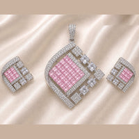NAFJ Royal American Diamond Pendant Set