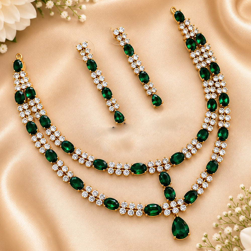 NAFJ Royal American Daimond Necklace Set