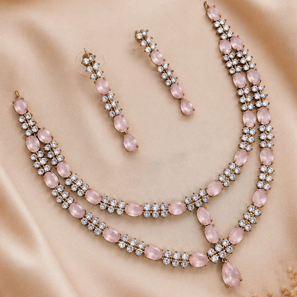 NAFJ Royal American Daimond Necklace Set