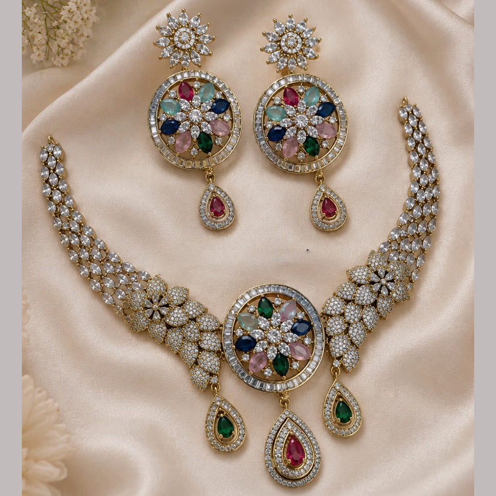 NAFJ Royal American Daimond Necklace Set