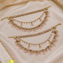 NAFJ Elegant Crystal Stone And Pearl Kanchain