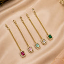 NAFJ Sparkling American Diamond Maangtikka