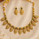NAFJ Traditional Pota Stone Necklace Set for Women