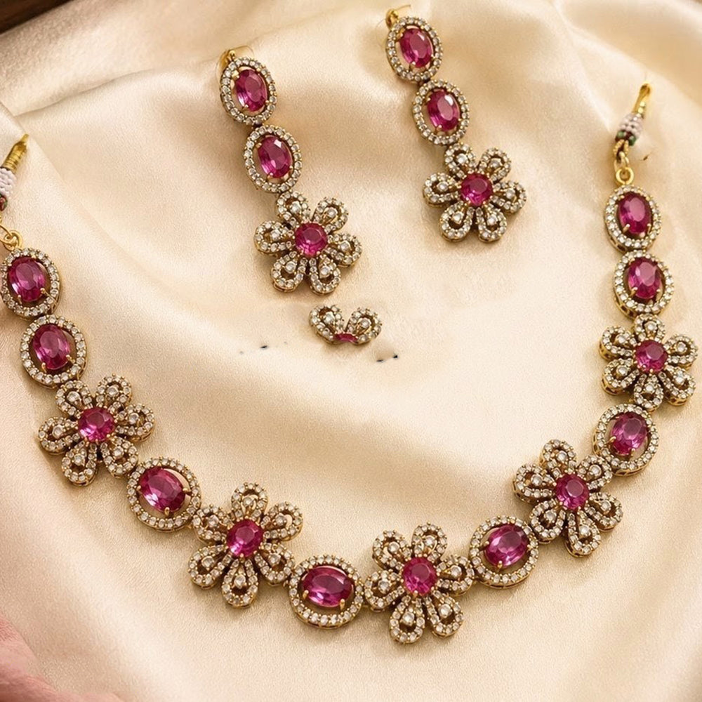 NAFJ Royal American Daimond Necklace Set