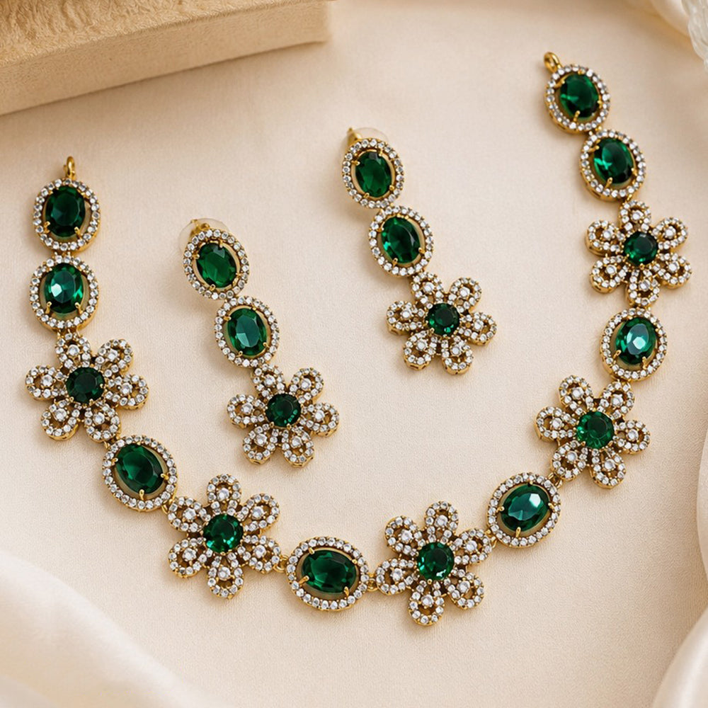NAFJ Royal American Daimond Necklace Set