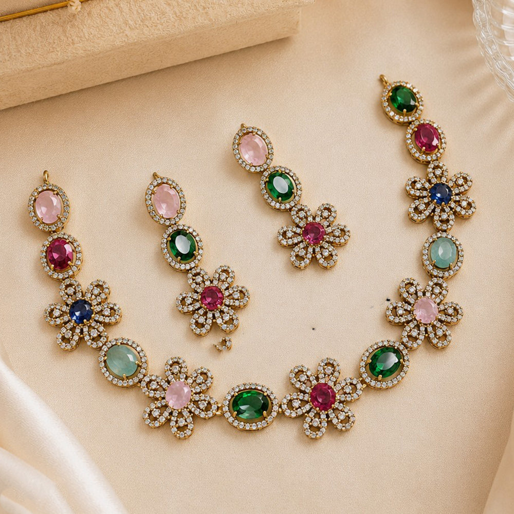 NAFJ Royal American Daimond Necklace Set