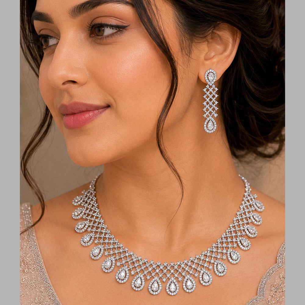 NAFJ Royal American Daimond Necklace Set