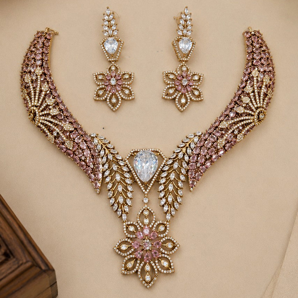 NAFJ Royal American Daimond Necklace Set