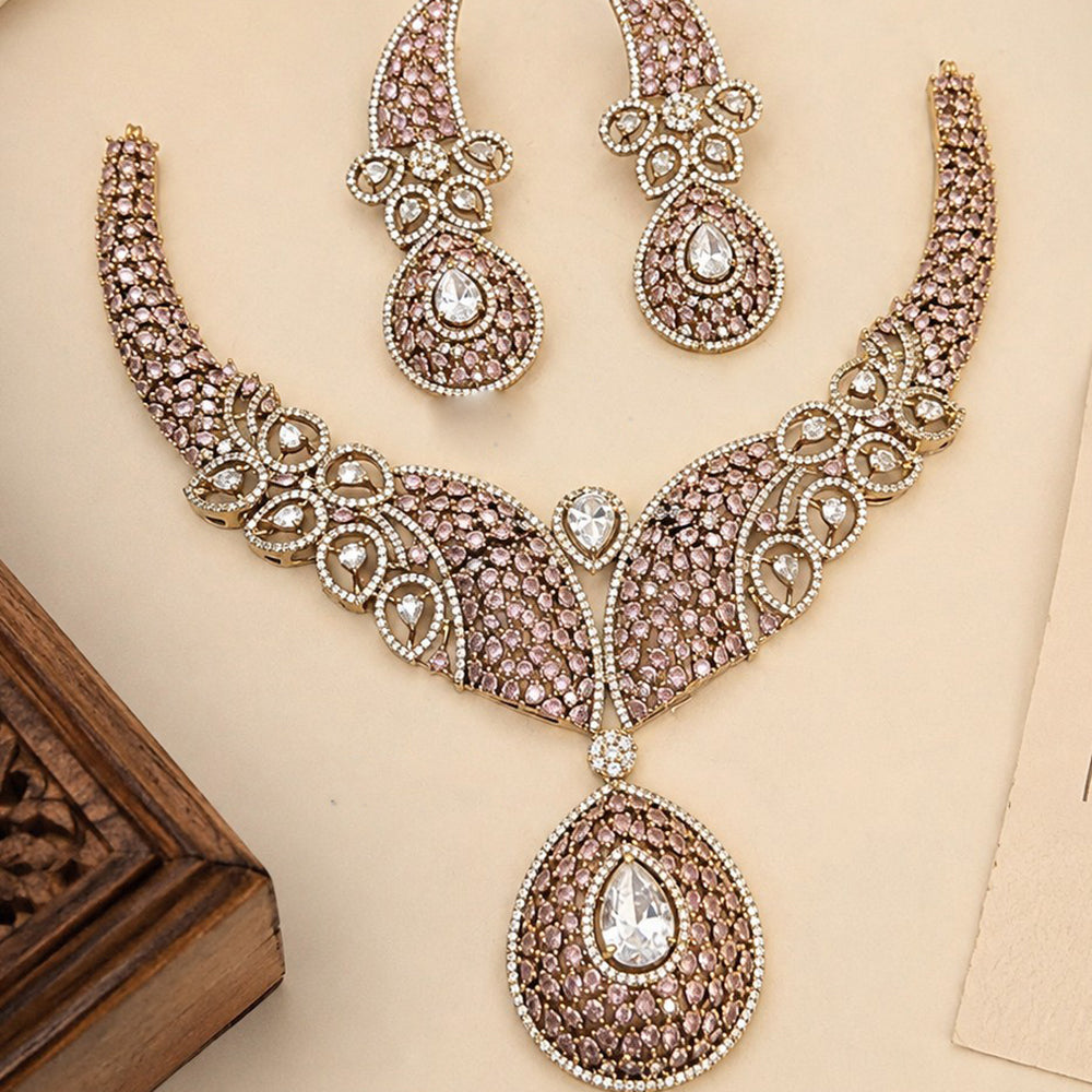 NAFJ Royal American Daimond Necklace Set