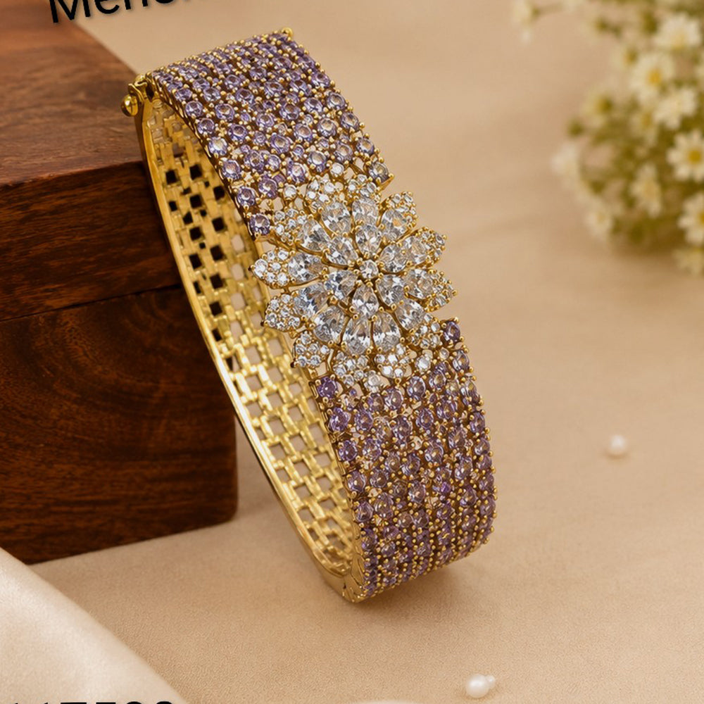 NAFJ Luxury American Diamond Openable Bracelet