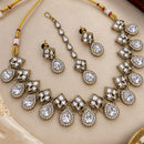 NAFJ Glamorous Crystal Stone Necklace Set