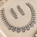NAFJ Glamorous Crystal Stone And Austrian Stone Necklace Set