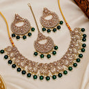 NAFJ Glamorous Crystal Stone And Beads Necklace Set