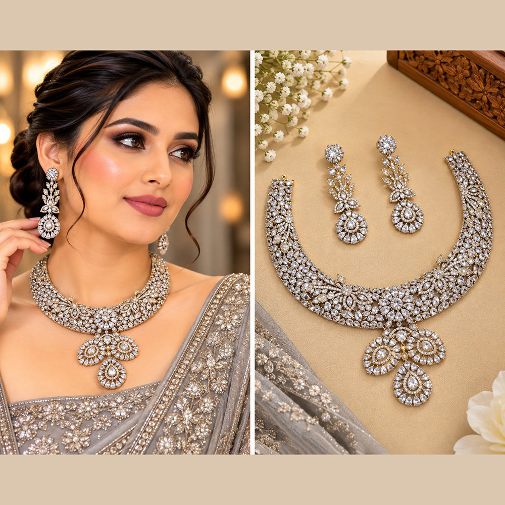 NAFJ Royal American Daimond Necklace Set