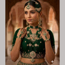 NAFJ Grand Austrian Stone And Pearl And Beads Dreamy Bridal Set