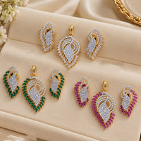 NAFJ Royal American Diamond Pendant Set
