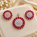 NAFJ Royal American Diamond Pendant Set