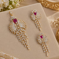NAFJ Royal American Diamond Pendant Set
