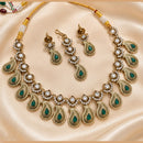 NAFJ Glamorous Crystal Stone And Austrian Stone Necklace Set