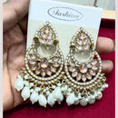 Bhagwati Bangles Gold Plated Crystal Stone And Beads Dangler Earrings
