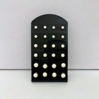 Urthn Set of 12 Stud Pearl Earrings Combo (Pack Of 6)