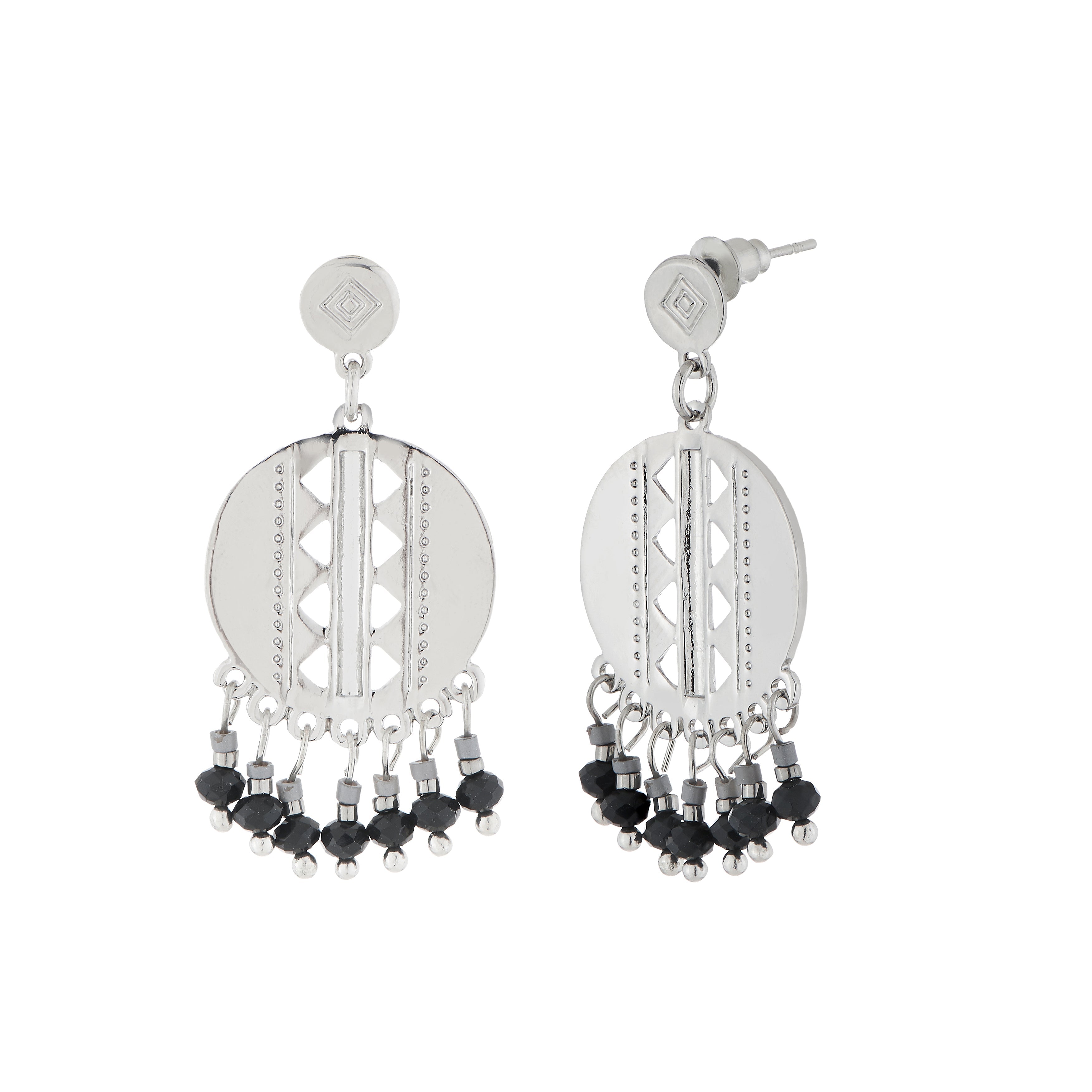 Hania Jewel Urban Bloom and Beads Dangler Earrings